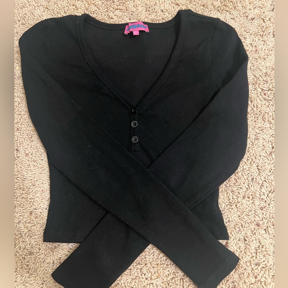 Edikted Black Button-Up